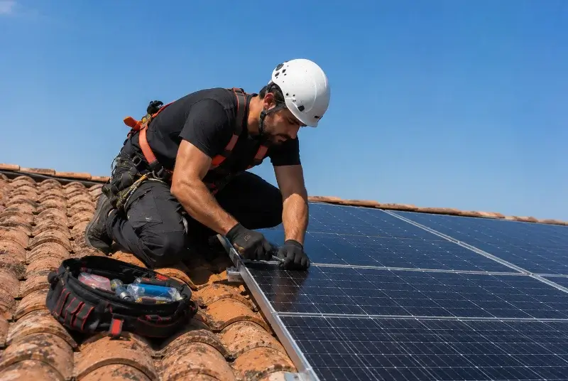 Maintenance et monitoring de panneaux solaires à Templemars